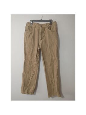 Men's Industrial Exchange Pants Size 32Wx32L Canvas Khaki Straight Leg